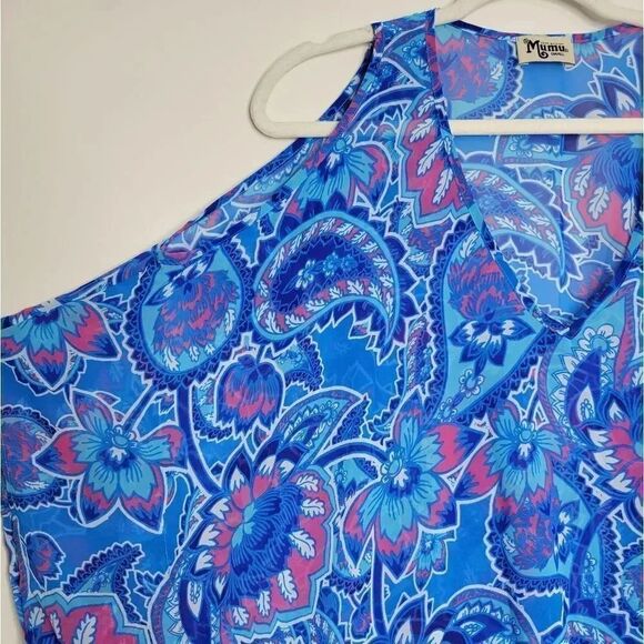 Show Me Your Mumu Peta Boo Tunic in Blueberry Paisley - Picture 7 of 11